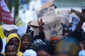 Demonstration For Unaccompanied Foreign Minors - Paris