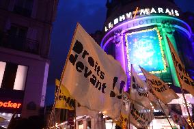 Demonstration For Unaccompanied Foreign Minors - Paris