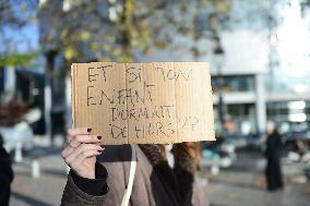 Demonstration For Unaccompanied Foreign Minors - Paris