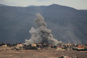 Israel Pounds Lebanon