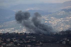 Israel Pounds Lebanon