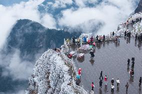 Mount Emei Snow Scenery - China