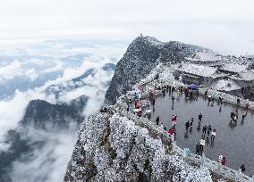 Mount Emei Snow Scenery - China