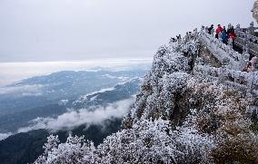 Mount Emei Snow Scenery - China