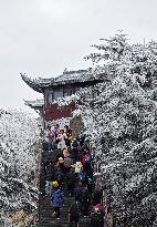 Mount Emei Snow Scenery - China