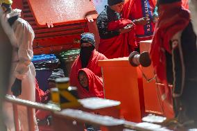 72 Migrants Arrive At The Port Of La Restinga - Spain