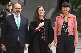 Queen Letizia Presides Over Luis Carandell Awards - Madrid