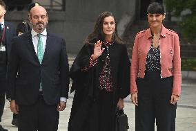 Queen Letizia Presides Over Luis Carandell Awards - Madrid