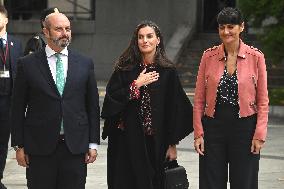 Queen Letizia Presides Over Luis Carandell Awards - Madrid