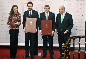 Queen Letizia Presides Over Luis Carandell Awards - Madrid