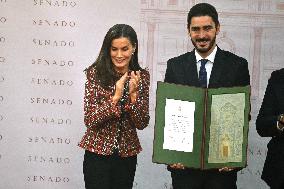 Queen Letizia Presides Over Luis Carandell Awards - Madrid