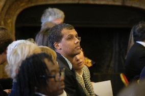 Stromae Honored as Commander of The Order of The Crown - Brussels  Stromae Honored as Commander of The Order of The Crown - Brus