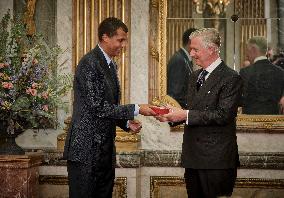 Stromae Honored as Commander of The Order of The Crown - Brussels  Stromae Honored as Commander of The Order of The Crown - Brus