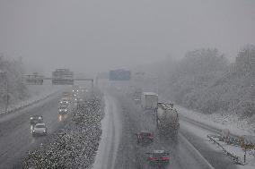 Snow Flurries Across Northern France