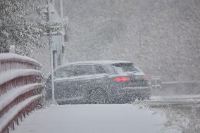 Snow Flurries Across Northern France