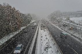 Snow Flurries Across Northern France