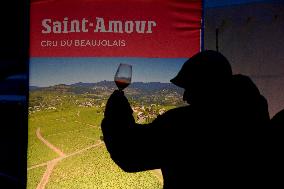 People Celebrate The Release Of Beaujolais Wines