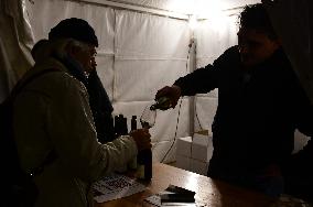 People Celebrate The Release Of Beaujolais Wines