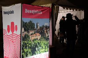 People Celebrate The Release Of Beaujolais Wines