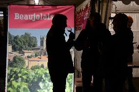 People Celebrate The Release Of Beaujolais Wines