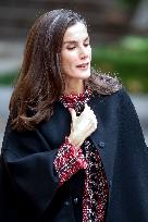 Queen Letizia Presides Over Luis Carandell Awards - Madrid