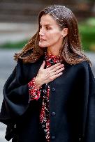 Queen Letizia Presides Over Luis Carandell Awards - Madrid