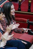 Queen Letizia Presides Over Luis Carandell Awards - Madrid