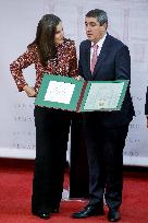 Queen Letizia Presides Over Luis Carandell Awards - Madrid