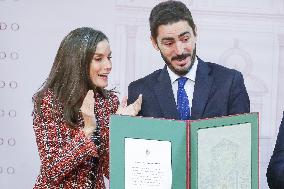 Queen Letizia Presides Over Luis Carandell Awards - Madrid