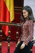 Queen Letizia Presides Over Luis Carandell Awards - Madrid