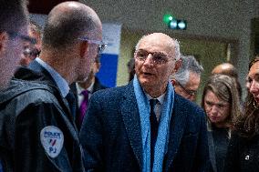 Didier Migaud Visit To The Premises Of The Judicial Police - Paris