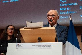 Didier Migaud Visit To The Premises Of The Judicial Police - Paris