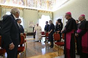 Pope Francis Receives in Private Audience - Vatican