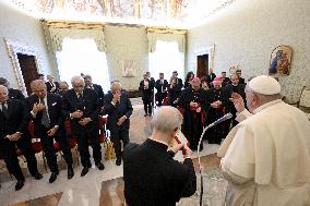 Pope Francis Receives in Private Audience - Vatican