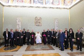 Pope Francis Receives in Private Audience - Vatican