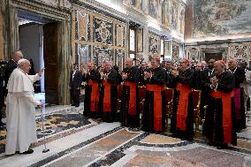 Pope Francis Receives in Private Audience - Vatican