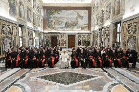 Pope Francis Receives in Private Audience - Vatican