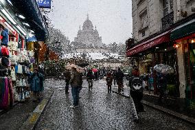 Caetano Snowstorm Hits Paris