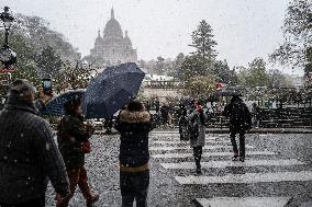 Caetano Snowstorm Hits Paris