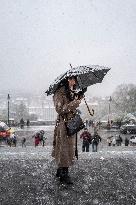 Caetano Snowstorm Hits Paris