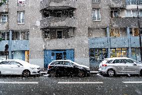 Caetano Snowstorm Hits Paris