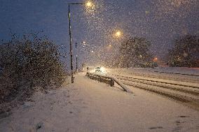 Snow Flurries Across Northern France