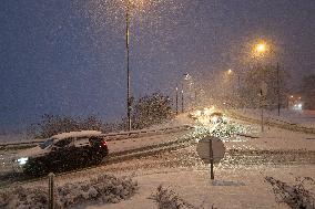 Snow Flurries Across Northern France