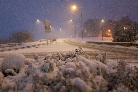 Snow Flurries Across Northern France