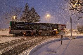 Snow Flurries Across Northern France