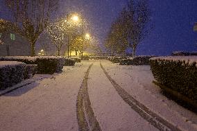 Snow Flurries Across Northern France