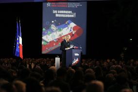 Prime Minister Michel Barnier Meets French Mayors In Paris