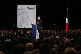 Prime Minister Michel Barnier Meets French Mayors In Paris