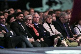 Prime Minister Michel Barnier Meets French Mayors In Paris