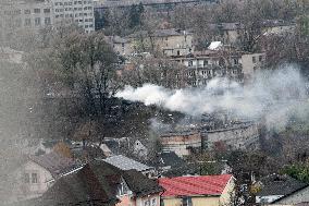 Dnipro after Russian missile attack on November 21, 2024